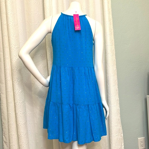 NWT Lilly Pulitzer Litia Dress in Formentera Turquoise size XXS - Picture 3 of 6